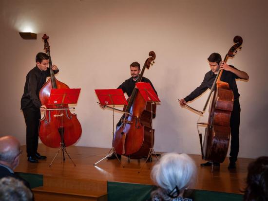 Prague Double Bass Quartet v Emauzích