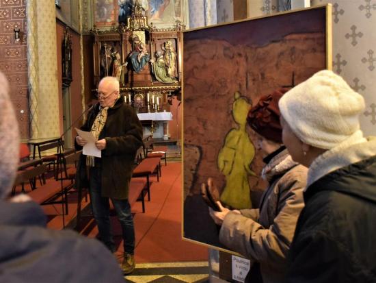 Výstava „Poutnice kráčí dál“ s ak. malířem P. Pavlíkem, sv. Ludmila – 30. 1. 2023