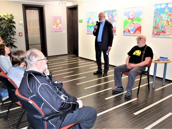 Vernisáž obrazů Jiřího Schmiedta „Můj vinohradský život“
