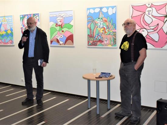 Vernisáž obrazů Jiřího Schmiedta „Můj vinohradský život“