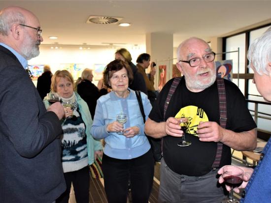 Vernisáž obrazů Jiřího Schmiedta „Můj vinohradský život“