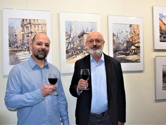 Výstava „Michael Červenka – Akvarely Vinohrad, Prahy 2 a okolí“, ÚMČ – 4. 12. 2023